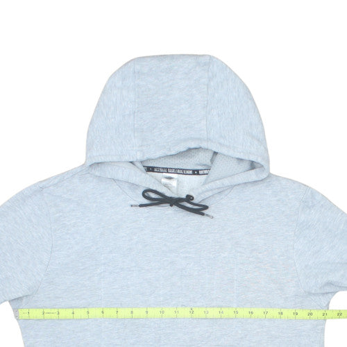 NBL Men's Grey Pullover Hoodie S Regular Fit Sportswear