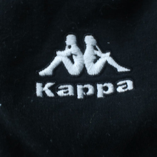 Kappa Men's Black XL Jogger Sweatpants Tapered Fleece Trousers