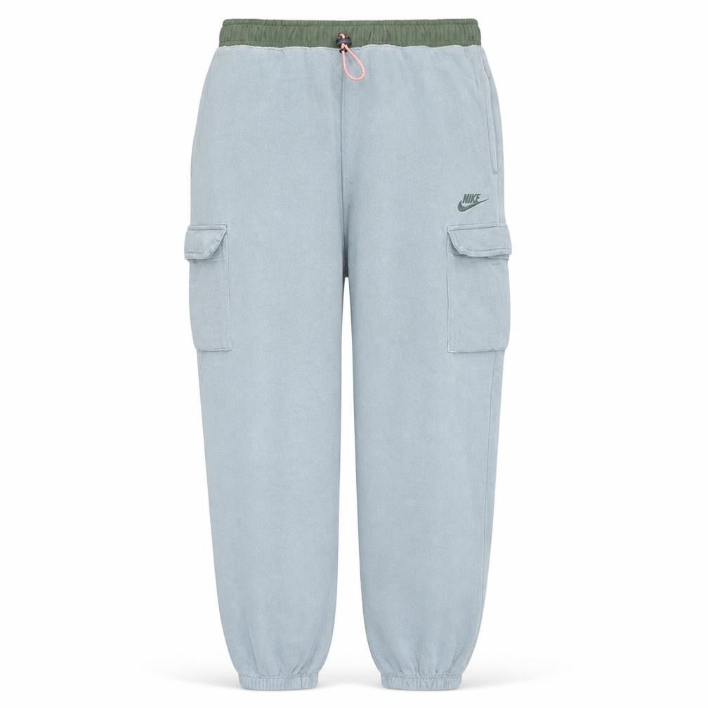 Nike Men’s Grey Fleece Jogger Trousers Size L Loose Fit