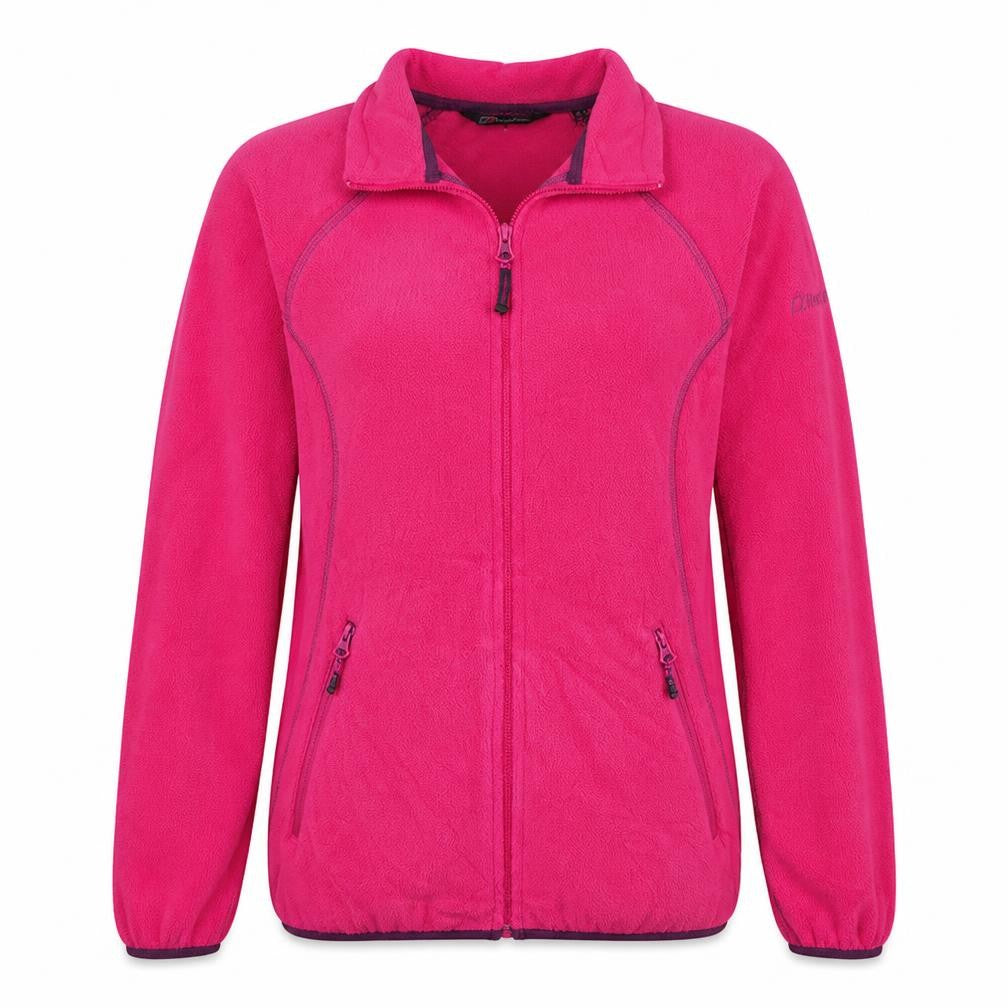 Berghaus Womens Pink Fleece Full Zip Jacket Size 12