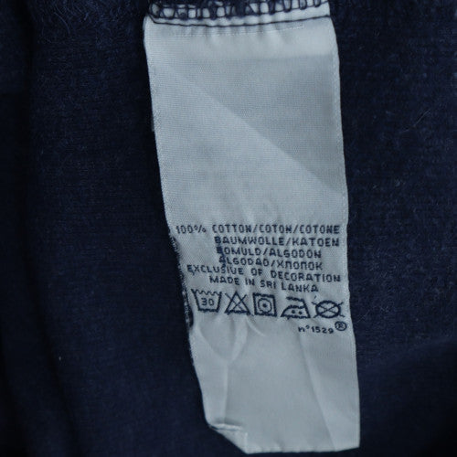 Ralph Lauren Men's Blue Cotton 1/4 Zip Jumper Size L Classic Fit