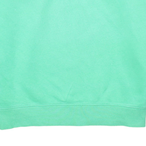 Nike Men's Green Crew Neck Fleece Pullover Sweatshirt M