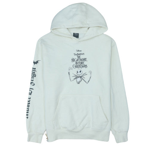 Disney at Primark Men’s White Jack Skellington Christmas Hoodie L