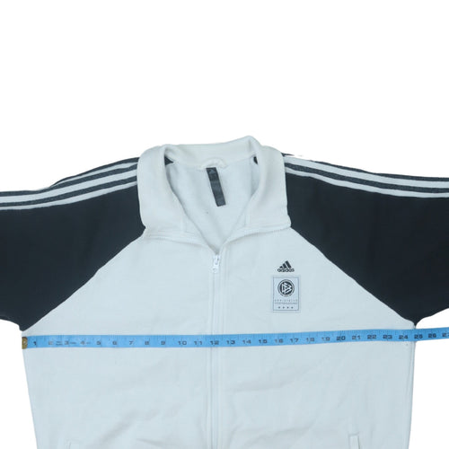 Adidas Men's White XL Full Zip Sports Sweatshirt