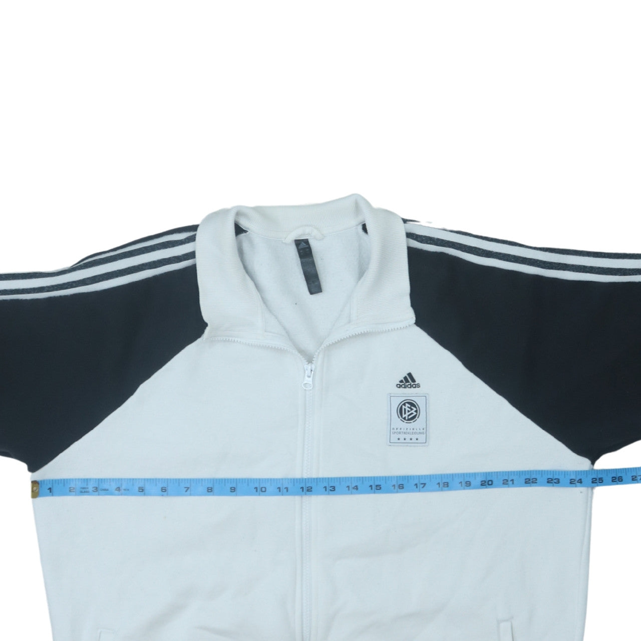 Adidas Men's White XL Full Zip Sports Sweatshirt