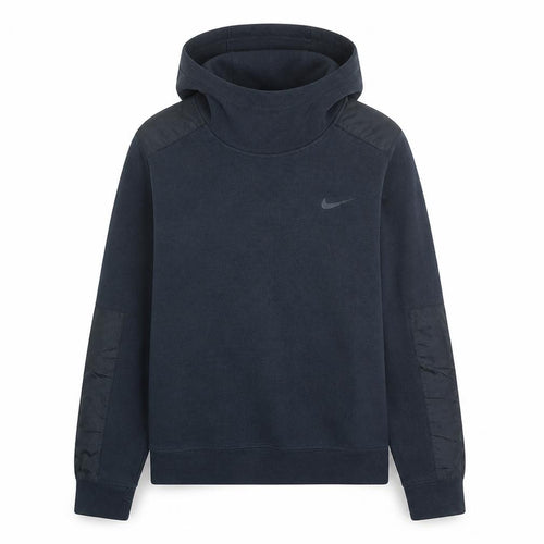 Nike Men's Black Pullover Hoodie S Regular Cotton Knit Sportswear