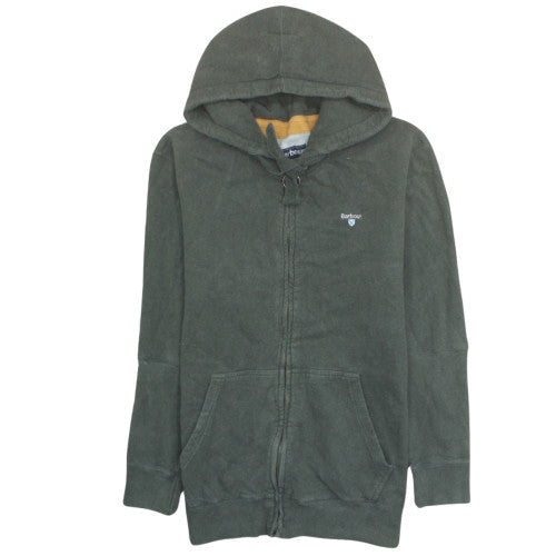 Barbour Men's Green Full Zip Hoodie XL Fleece Casual Sweatshirt