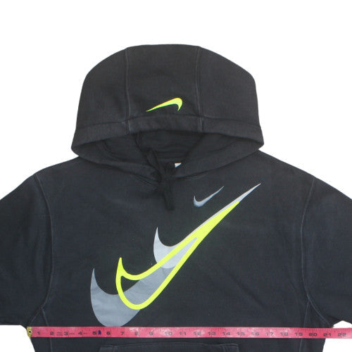 Nike Men's Black XS Pullover Hoodie with Logo Graphic Print