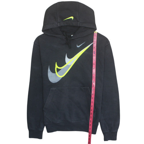 Nike Men's Black XS Pullover Hoodie with Logo Graphic Print