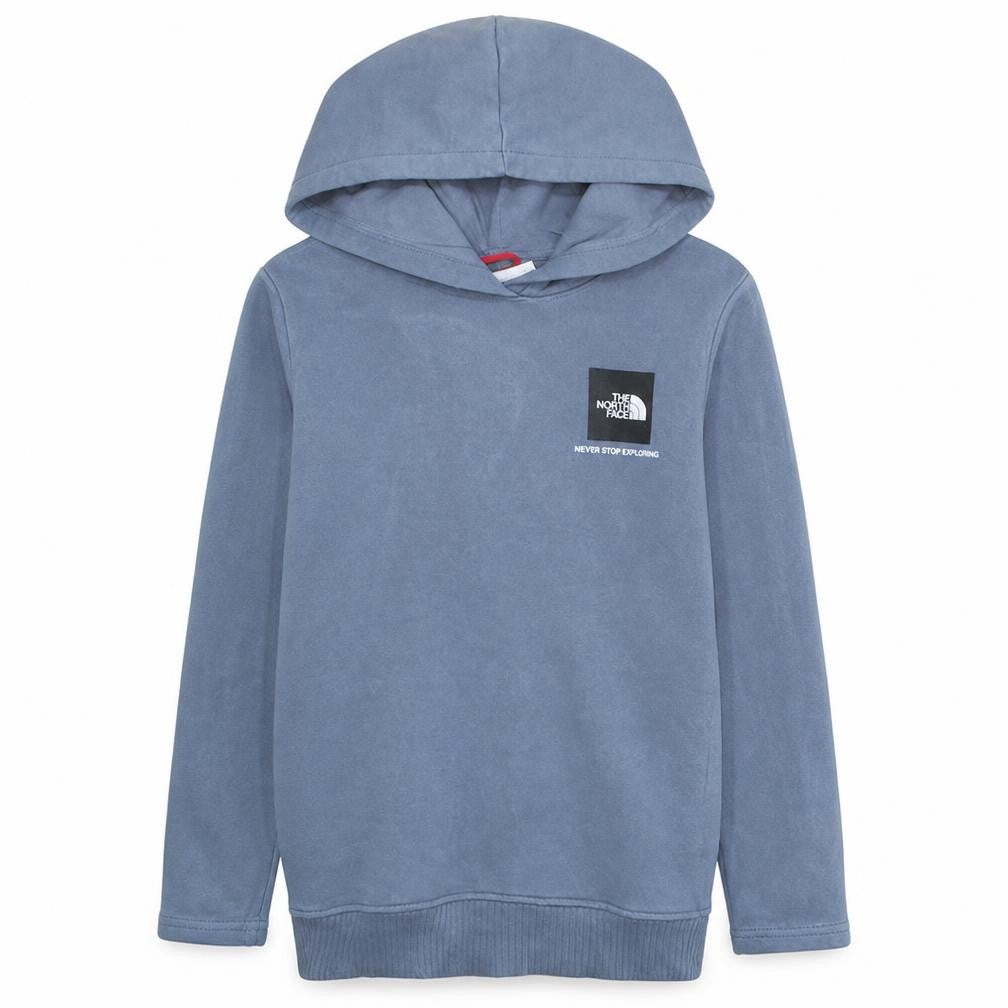 The North Face Boys Blue XL Pullover Fleece Hoodie Lightweight Casual