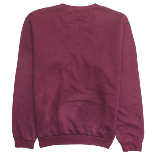 Nike Men's Red Air Logo Crew Neck Pullover Sweatshirt L