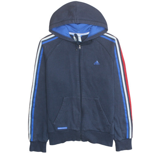 Adidas Men's Blue Full Zip Hoodie Size M Sportswear