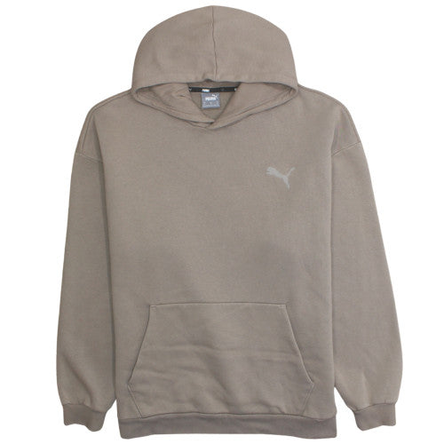 Puma Men's Brown XL Pullover Hoodie Fleece Sweatshirt