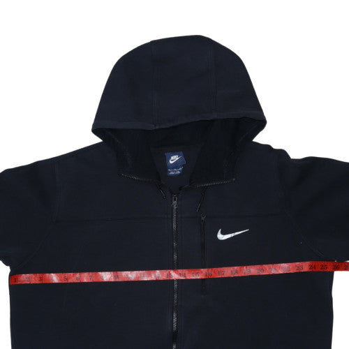 Nike Men's Black Full Zip Hoodie XL Regular Fit Sportswear