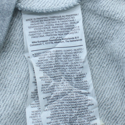 Nike Men's Grey Pullover Hoodie Medium Sportswear Sweatshirt