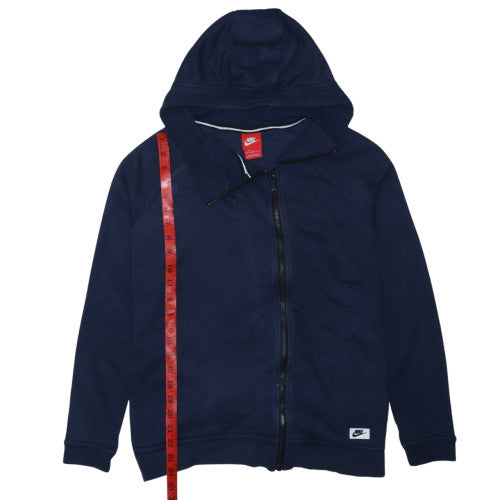 Nike Men's Blue Full Zip Hoodie L Lightweight Sportswear