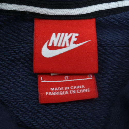Nike Men's Blue Full Zip Hoodie L Lightweight Sportswear