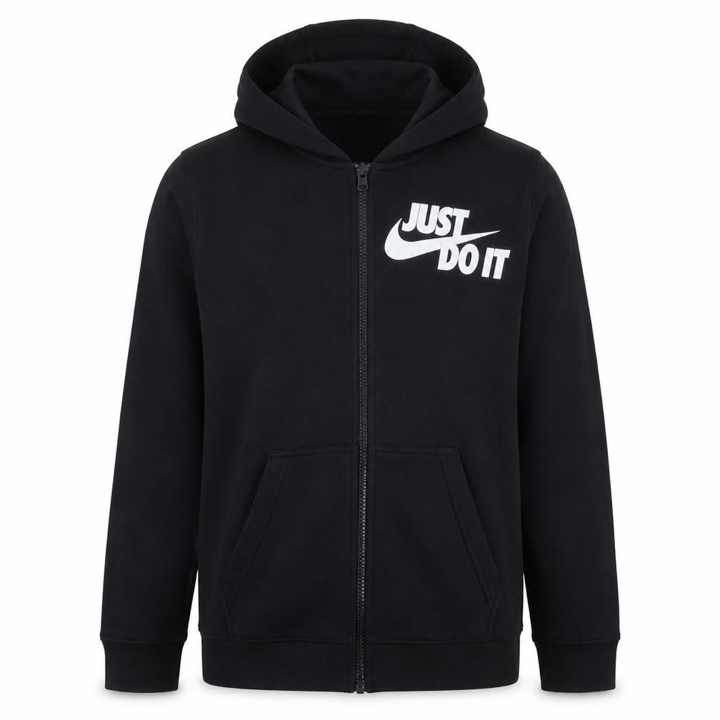 Nike Men's Black Full Zip Hoodie M Sports Fleece Sweatshirt