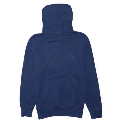 Ralph Lauren Men's Blue Pullover Hoodie XS Logo Fleece