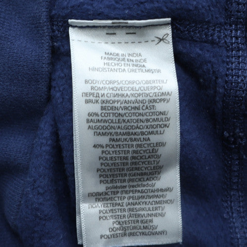 Ralph Lauren Men's Blue Pullover Hoodie XS Logo Fleece