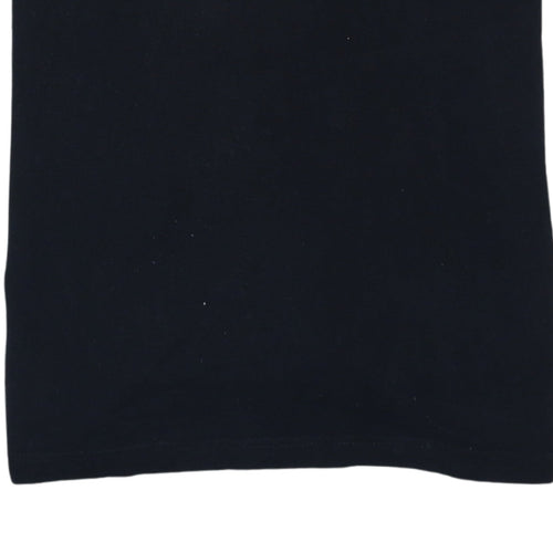 Hugo Boss Men's Black Modern Fit Cotton Polo Shirt Size L