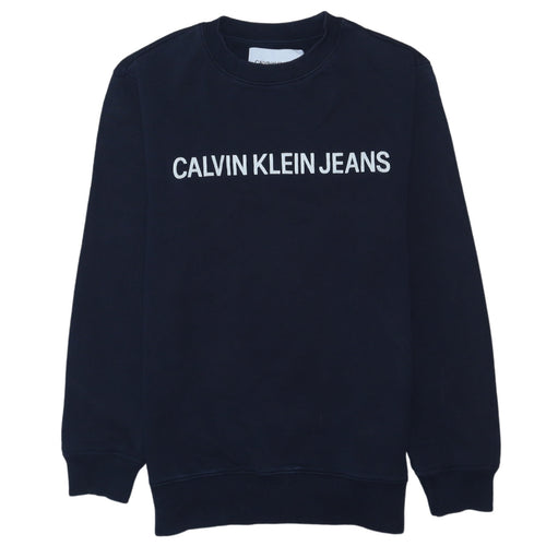Calvin Klein Jeans Men's Blue XS Pullover Sweatshirt