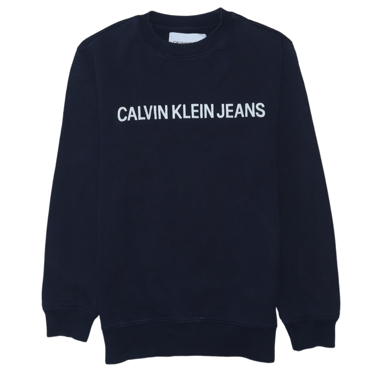 Calvin Klein Jeans Men's Blue XS Pullover Sweatshirt