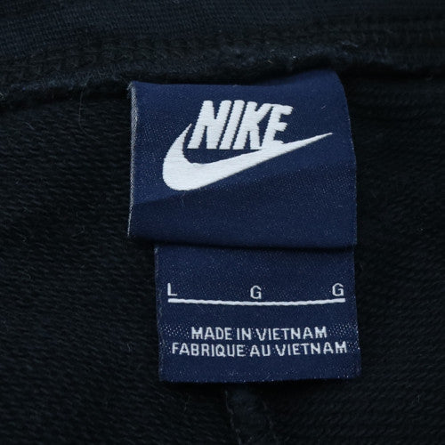 Nike Mens Black Jogger Trousers L Regular Fit Cotton Blend