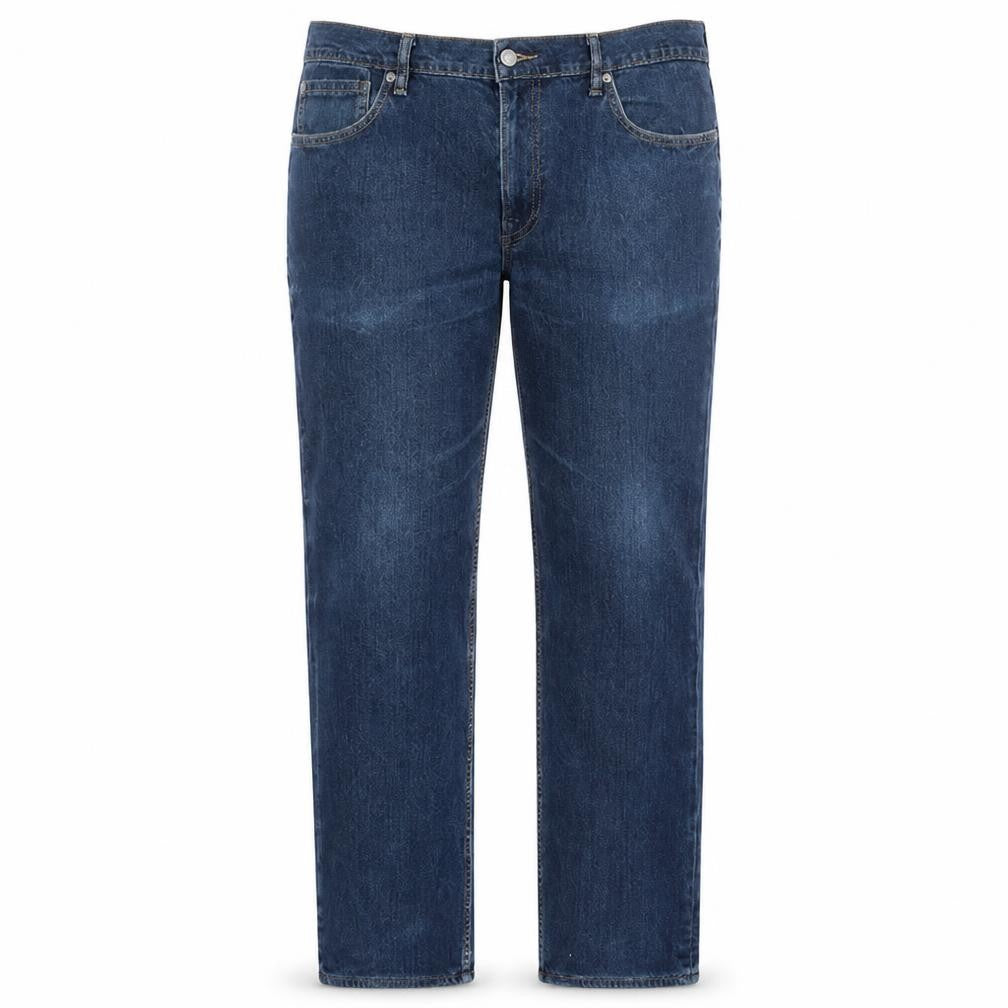 Front view of Levi's 511 Men's Blue Straight Leg Denim Jeans 38L Regular Fit