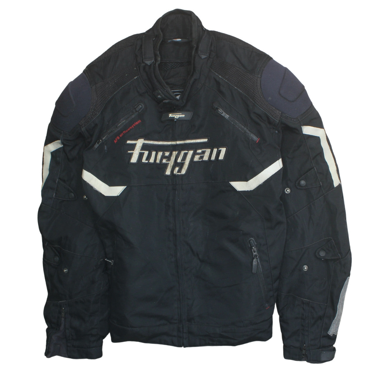 Furygan Men's Black 3XL Motorcycle Jacket Waterproof Lined Armor Protection