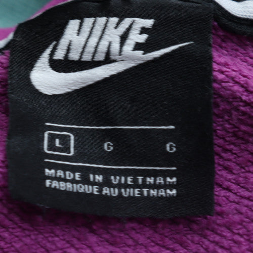 Nike Womens Purple Crew Neck Pullover Sweatshirt Large