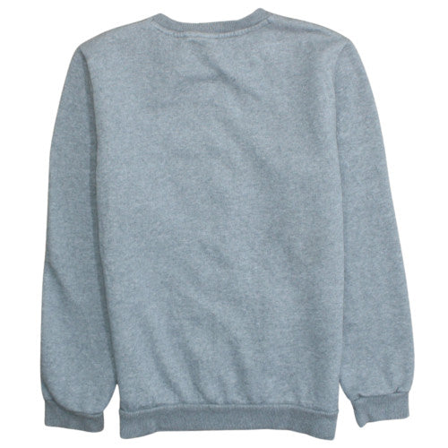 Puma Boys Grey Sweatshirt 13-14 Years Crew Neck Pullover Fleece Logo Top