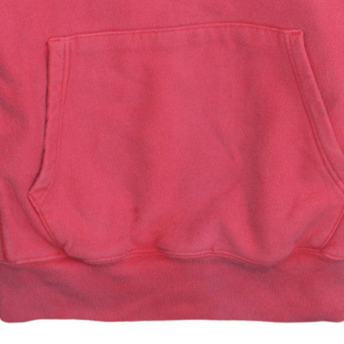Champion Womens Red Reverse Weave Hoodie M Cotton Blend Pullover