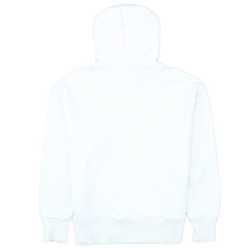 Tommy Jeans Women's White Small Pullover Hoodie with Logo