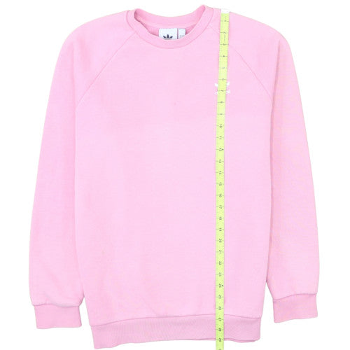 Adidas Womens Pink Crew Neck Pullover Sweatshirt Size M
