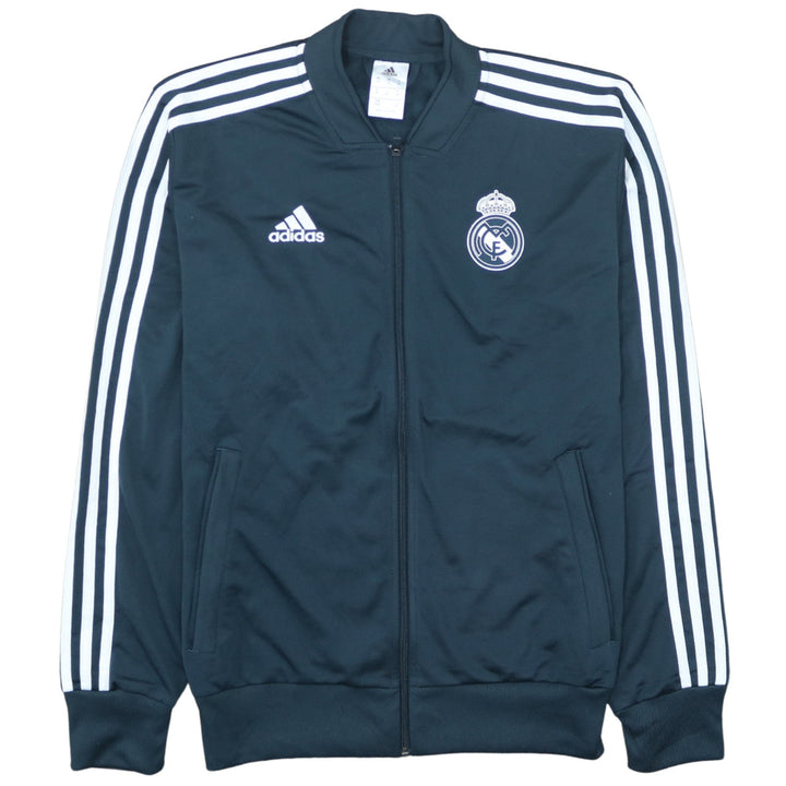 Adidas Men Blue Real Madrid Track Jacket M Full Zip Activewear