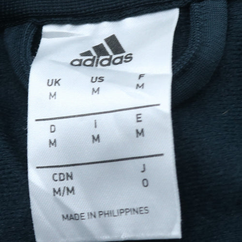 Adidas Men Blue Real Madrid Track Jacket M Full Zip Activewear