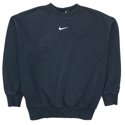 Nike Men's Black Crew Neck Pullover Sweatshirt M Regular Fit