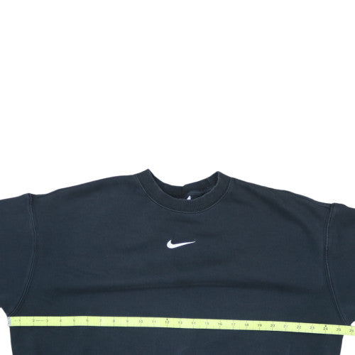Nike Men's Black Crew Neck Pullover Sweatshirt M Regular Fit
