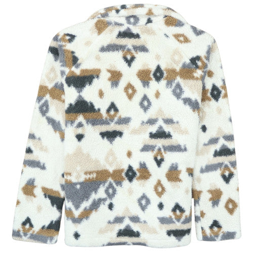 Columbia Women's Multicoloured Fleece Zip Jacket L Outdoor Aztec