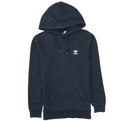 Adidas Mens Black XS Pullover Hoodie Fleece Sweatshirt