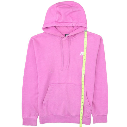 Nike Women's Pink Pullover Hoodie Small Cotton Fleece Casual