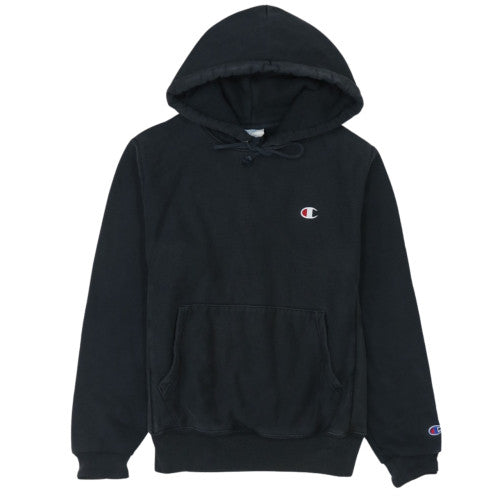Champion Men's Black Reverse Weave Pullover Hoodie Size S
