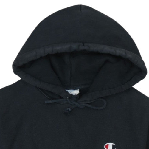 Champion Men's Black Reverse Weave Pullover Hoodie Size S