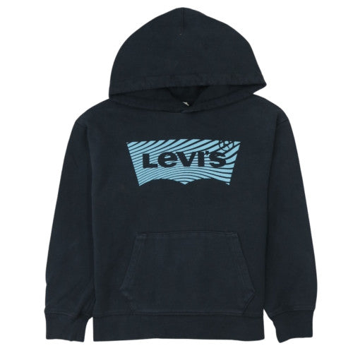 Levi's Teens Black XS Pullover Hoodie with Logo Print