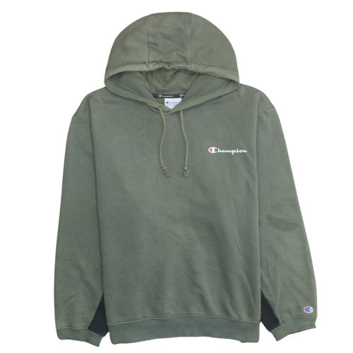 Champion Men's Green XL Pullover Logo Fleece Hoodie