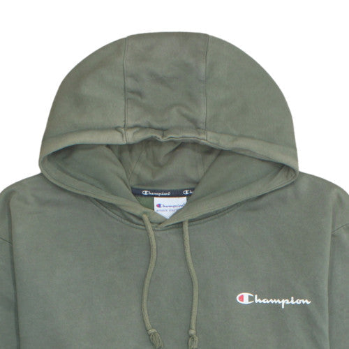 Champion Men's Green XL Pullover Logo Fleece Hoodie