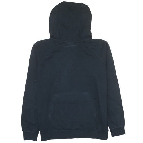 Nike Womens Black Pullover Hoodie Medium Cotton Blend Activewear