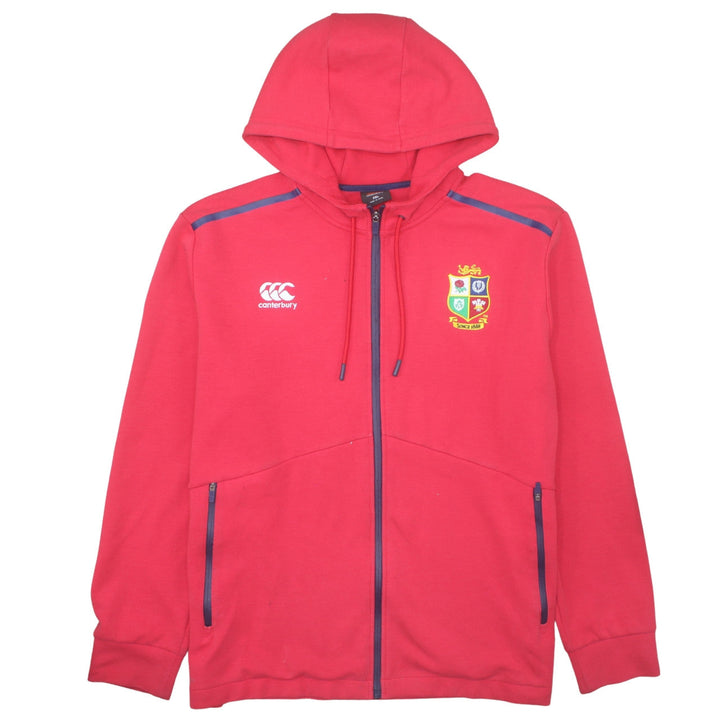 Canterbury Men’s Red 2XL Full Zip Hoodie Rugby Sportswear