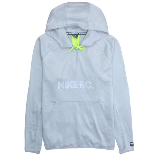 Nike Men's Grey Pullover Hoodie L Regular Fit Sportswear